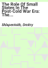 The_role_of_small_states_in_the_post-Cold_War_era