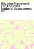 Reading_framework_for_the_2003_National_Assessment_of_Educational_Progress