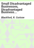 Small_disadvantaged_businesses__disadvantaged_business_enterprises__and_minority_business_enterprises