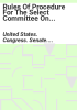 Rules_of_procedure_for_the_Select_Committee_on_Intelligence__United_States_Senate
