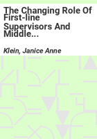 The_changing_role_of_first-line_supervisors_and_middle_managers