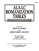 ALA-LC_romanization_tables